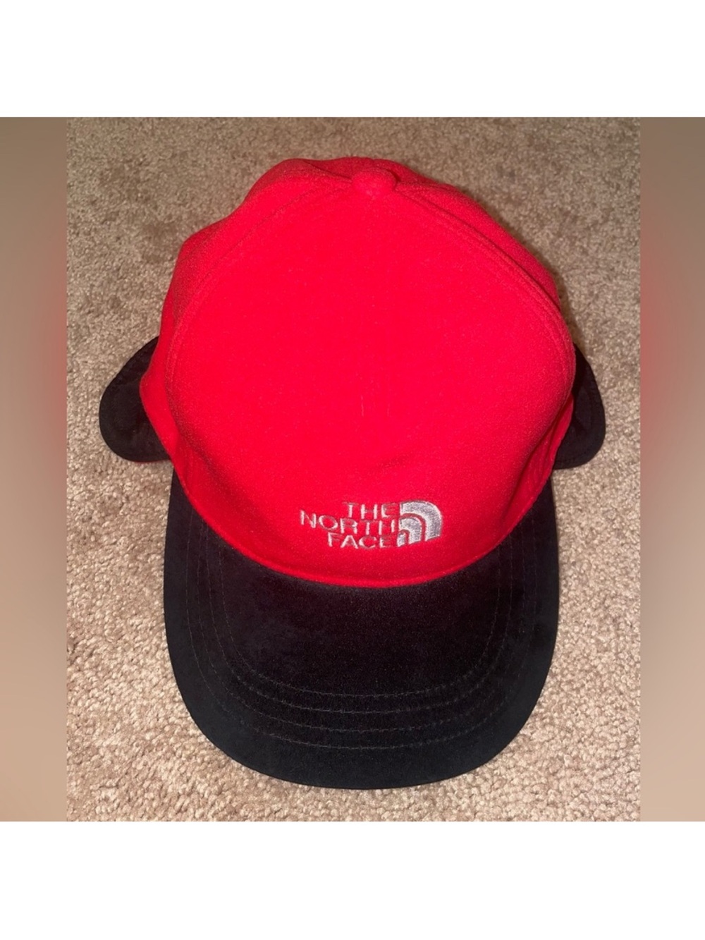 The North Face vintage snapback hat ear flaps